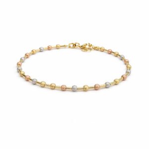 Orbit Bead Gold Bracelet