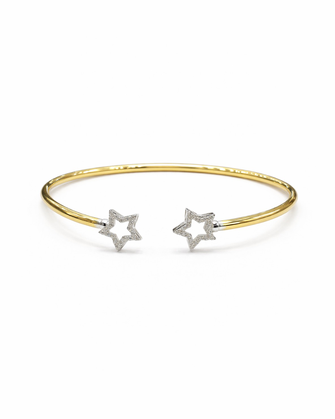 Double Star Gold Bangle