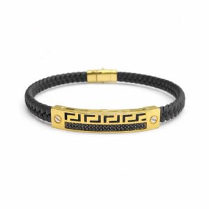 Vector Pattern Gold Bracelet