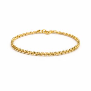 Classic Bead Gold Bracelet