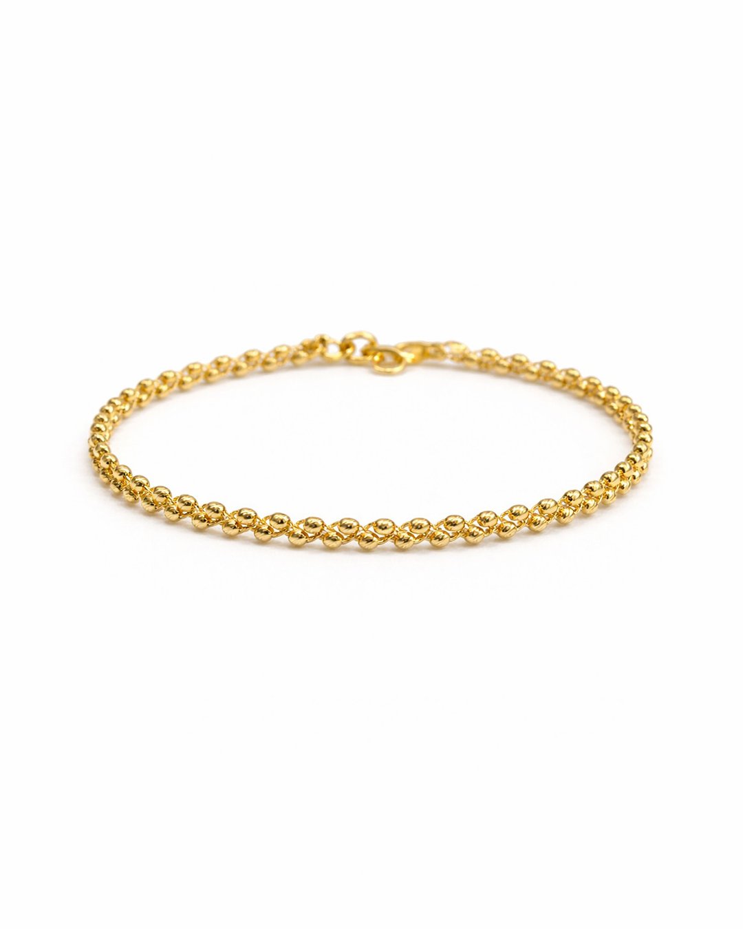Classic Bead Gold Bracelet