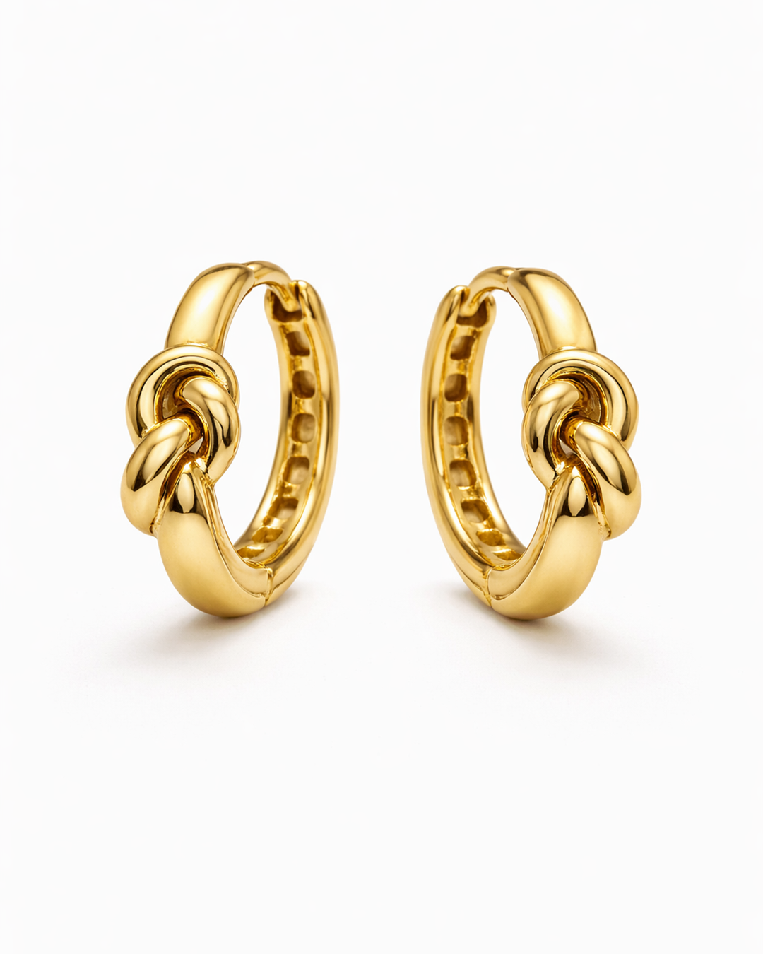 Classic Hoop Gold Earrings