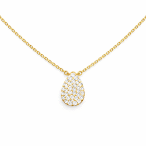 Timeless Pear Pave Necklace