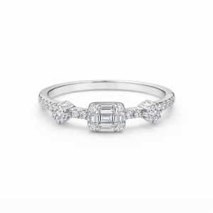 Rectangular Baguette Diamond Ring