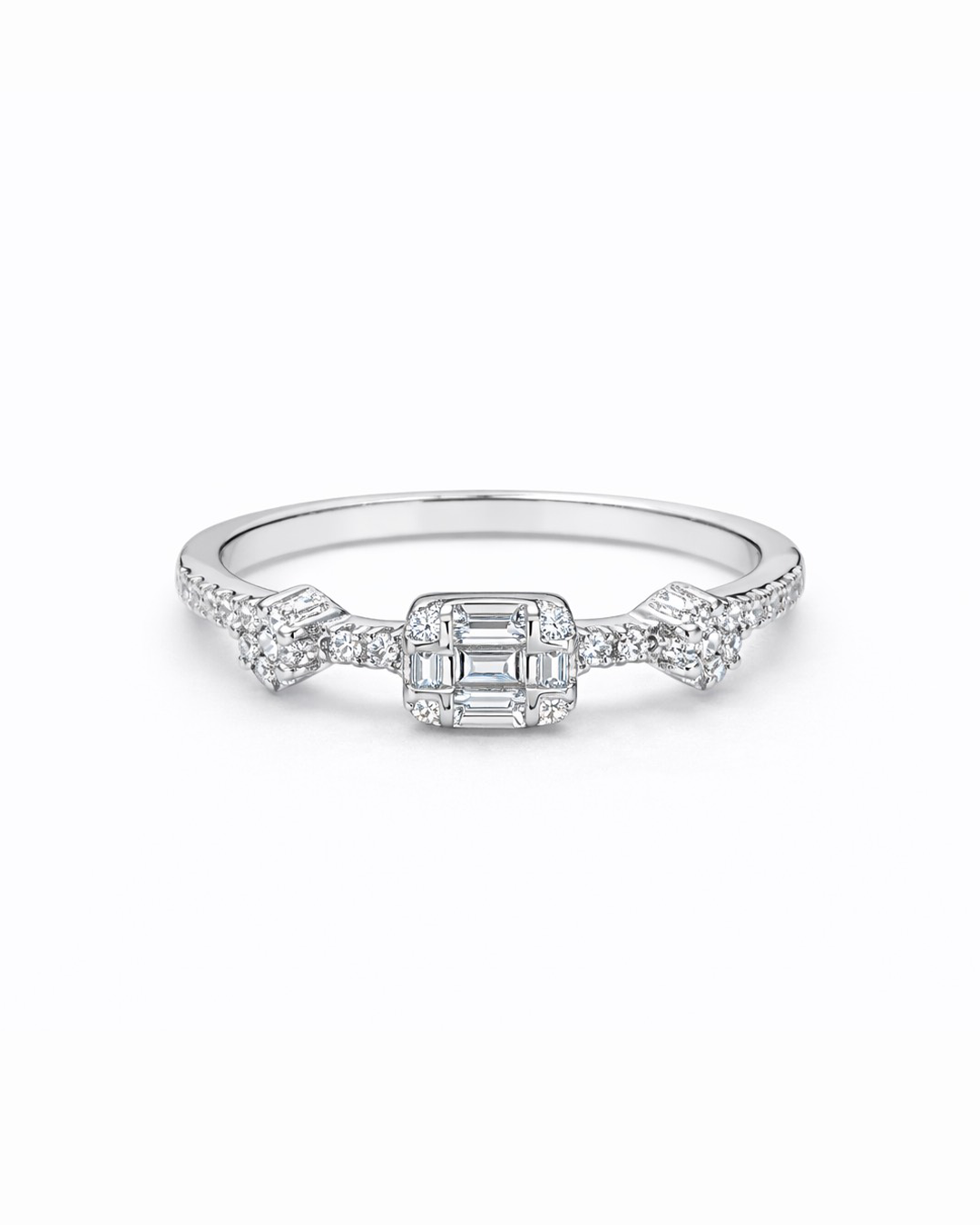 Rectangular Baguette Diamond Ring