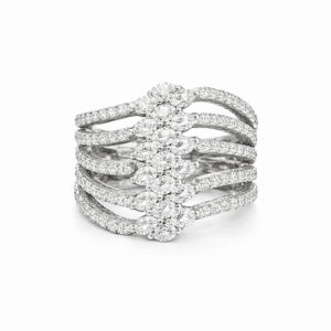 Multi-Row Diamond Ring
