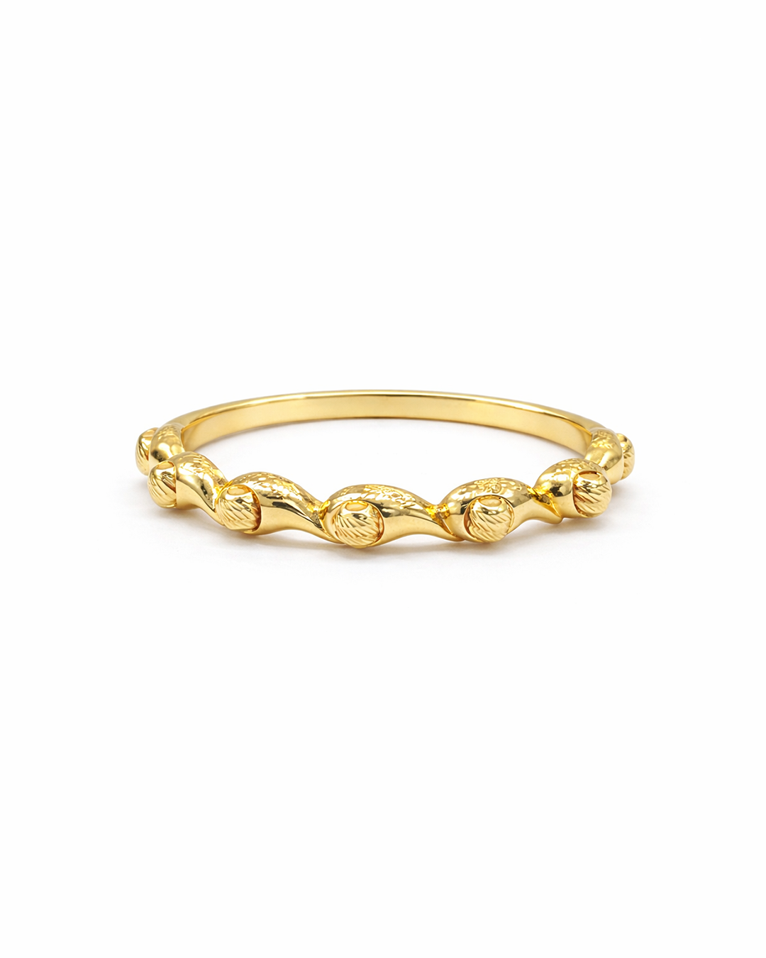 Flat Profile Gold Band