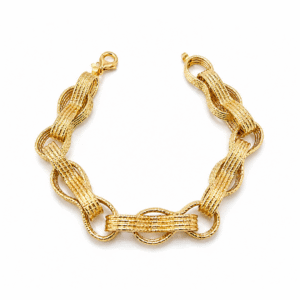 Infinity Link Gold Bracelet