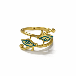 Eye of Horus Gold Ring