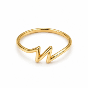 Lightning Bolt Gold Ring