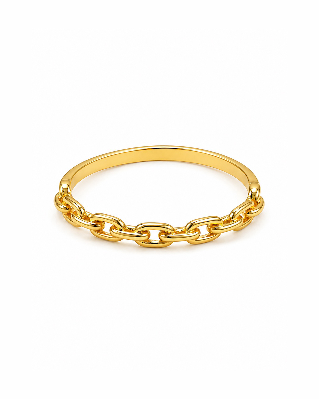 Link Gold Ring