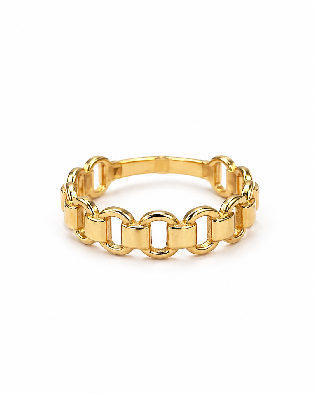 Patterned Gold Ring