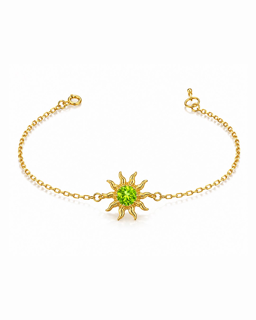 Solara Sun Bracelet – Peridot