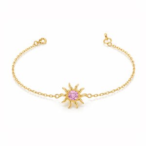 Solara Sun Bracelet - Pink Sapphire