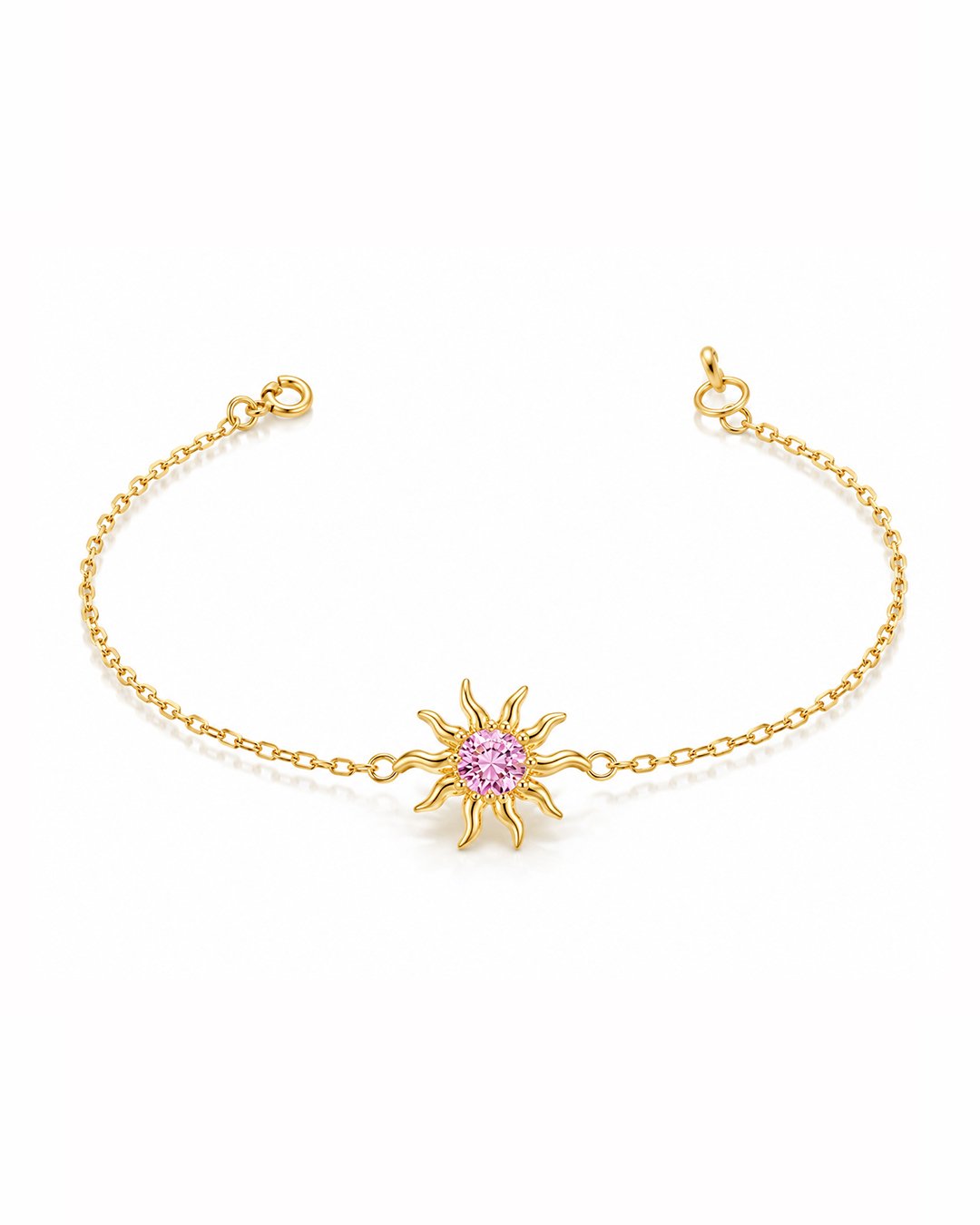 Solara Sun Bracelet – Pink Sapphire