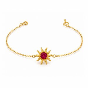 Solara Sun Bracelet - Ruby